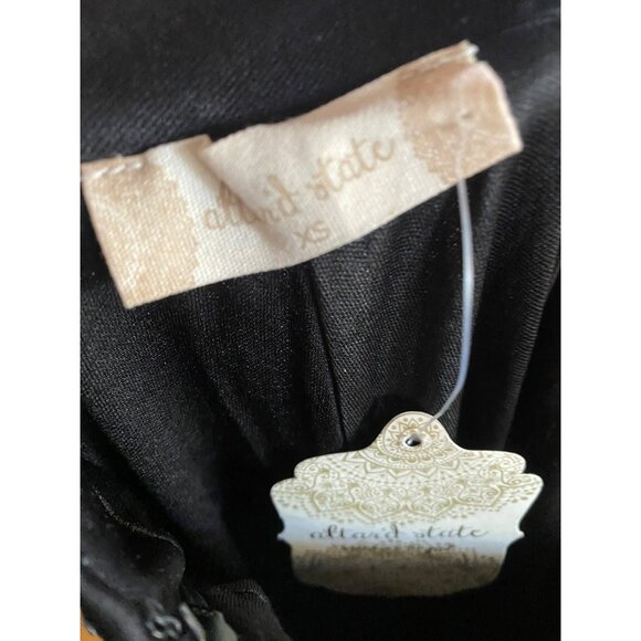 Altar’d State XS Black Sequin High Waist Wide-Leg High-Waist Pants For Women - Picture 6 of 6